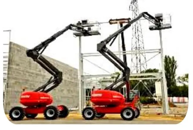 Articulating boom lifts
