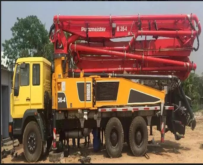Concrete pump truck, 36 m boom