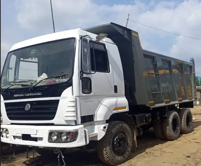 Ten-wheel dump trucks