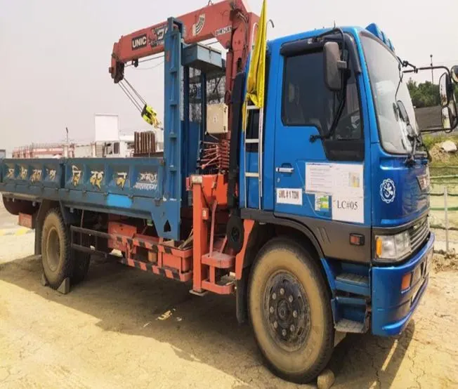 Truck-mounted crane