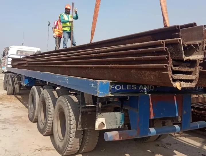 Structural steel haulage