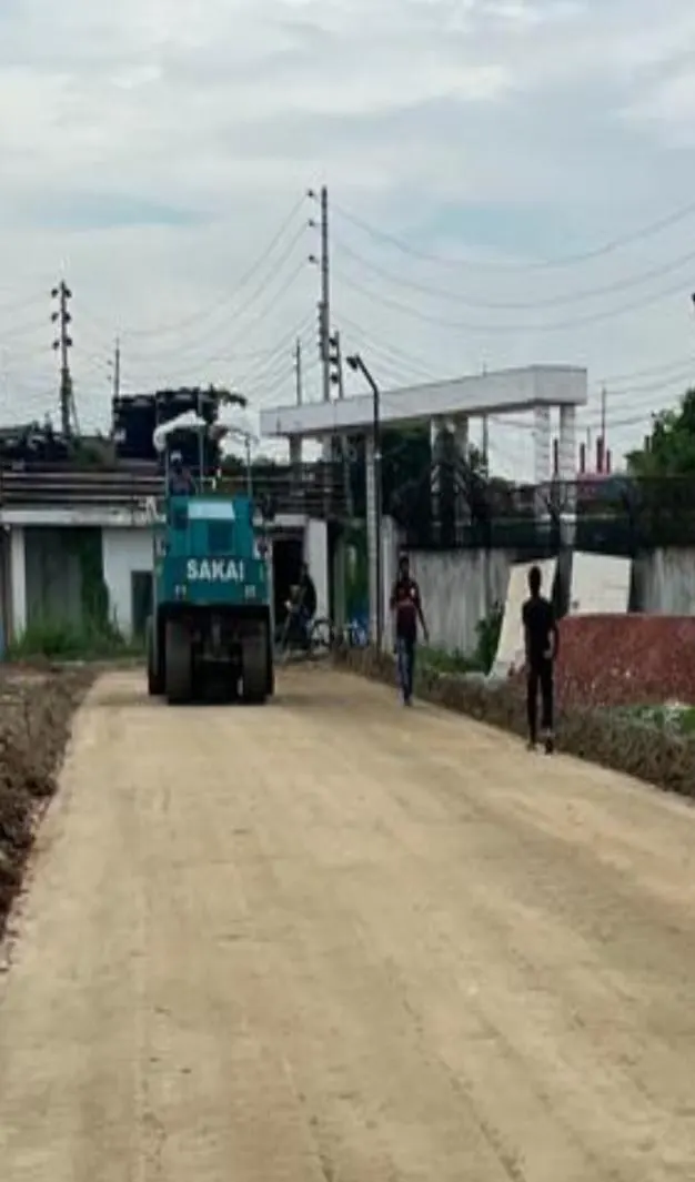 Day 3 — tyre roller for the final finish.
