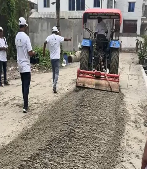 Tractor and rotavator
